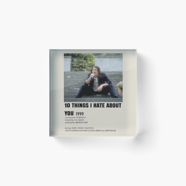 Item preview, 10 Things I Hate About You (1999) Movie designed and sold by LovedPosters.