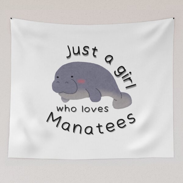 Item preview, Just a girl who loves Manatees. Save the Manatees designed and sold by monodesigns.
