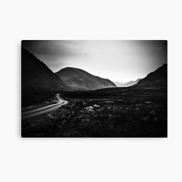 into Glen Etive Canvas Print