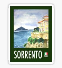 Vintage Travel Poster: Sorrento Sticker