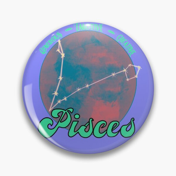 Item preview, Pisces Circle emblem 2000s y2k bratz design designed and sold by Luke Harthen.