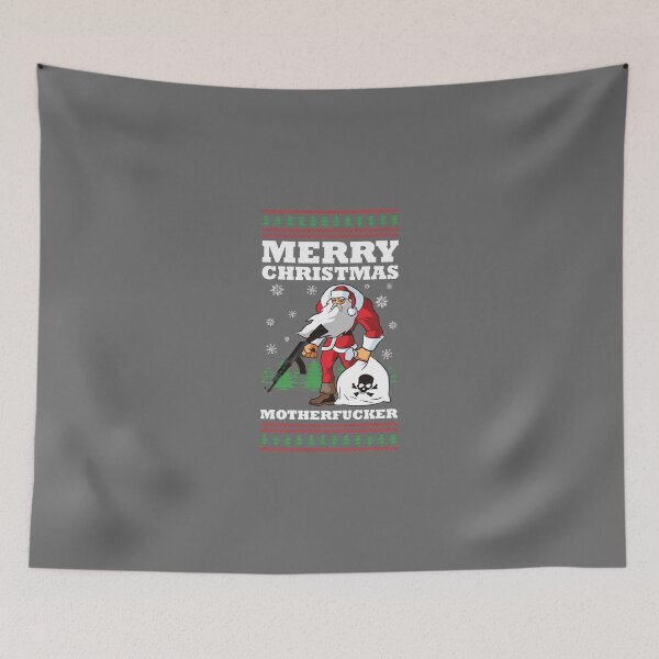 Item preview, Merry Motherfucker Santa With A Gun T for Christmas, Merry, Motherfucker, Santa, With, A, Gun, T, for, Christmas designed and sold by Druss2Anato.