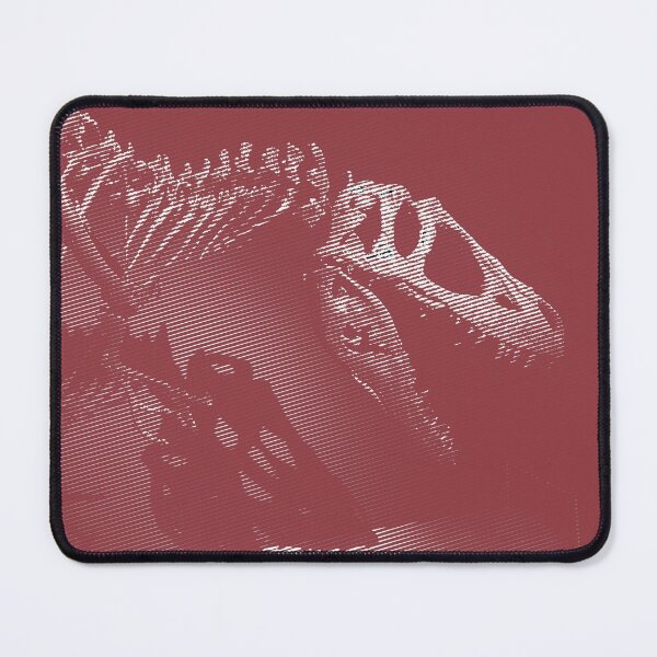 Item preview, Red Rex - Fossil Skeleton in Halftone designed and sold by TomSaturnV.