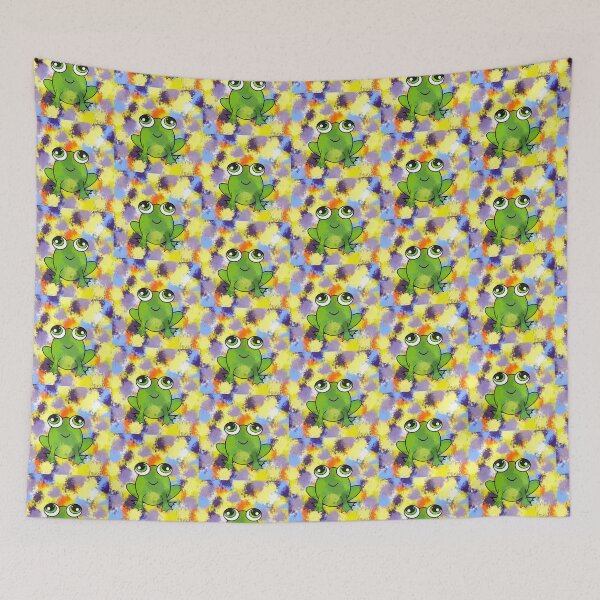 Item preview, Cute frog and fresh paint designed and sold by cocodes.