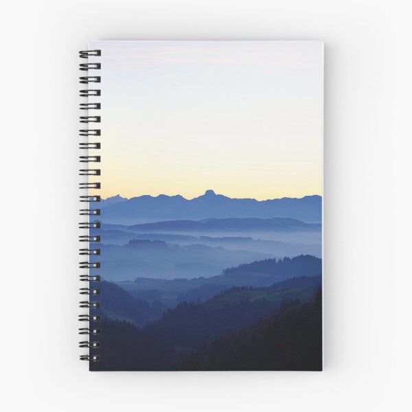 Item preview, magical mountains in blue designed and sold by GYRS.