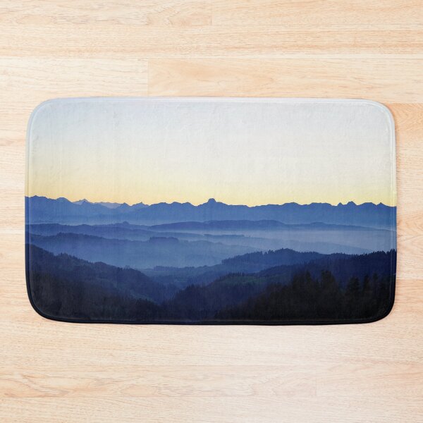 Item preview, magical mountains in blue designed and sold by GYRS.