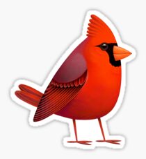 Masked Cardinalis Sticker