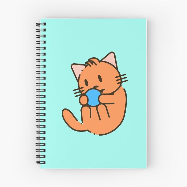 Item preview, Orange Blob Cat with Ball designed and sold by JulieSouster.