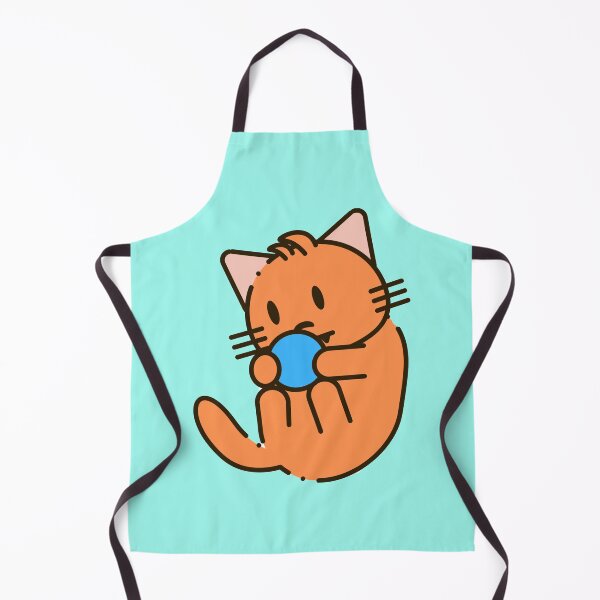 Item preview, Orange Blob Cat with Ball designed and sold by JulieSouster.