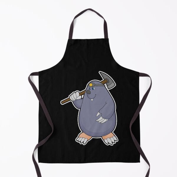 Item preview, Mole as Farmer with Pickaxe & Spotlight designed and sold by Snabdesign84.