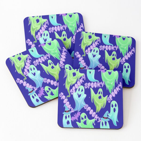 Item preview, Spooky Halloween Ghosts Spooky Halloween kawaii fun design, nr 4, Vintage Halloween, Kawaii Carved Pumpkin Vibes,Witches Brew And All Things Halloween designed and sold by Adri Barnard.