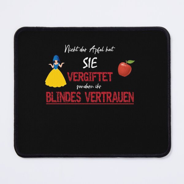 Item preview, poisoned apple - blind trust - dwarfs designed and sold by Shirt-Designs.