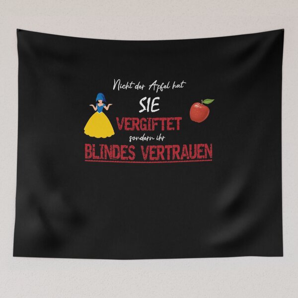 Item preview, poisoned apple - blind trust - dwarfs designed and sold by Shirt-Designs.