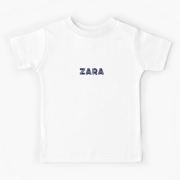 Zara - Graffiti Print T-Shirt - Blue - Unisex