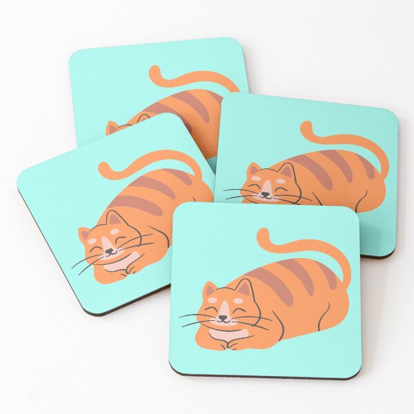 Item preview, Orange Blob Cat - Tubby Ginger Tabby designed and sold by JulieSouster.