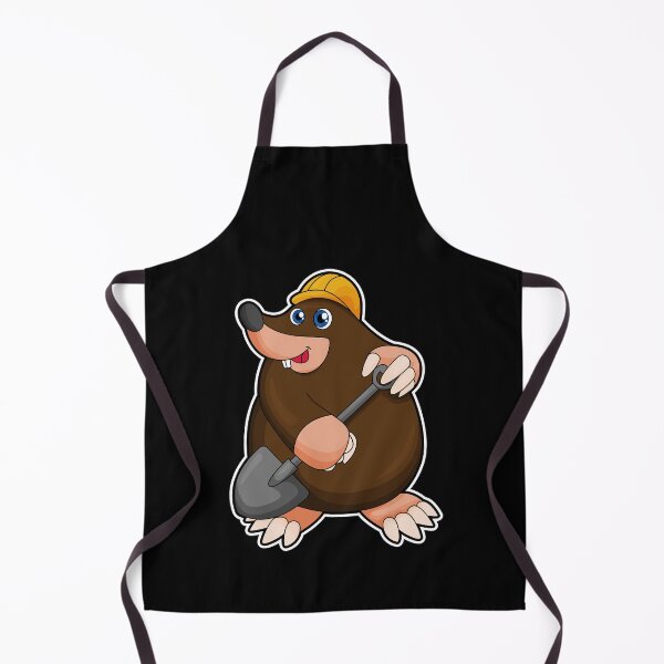 Item preview, Mole with Shovel & Hard hat designed and sold by Snabdesign84.