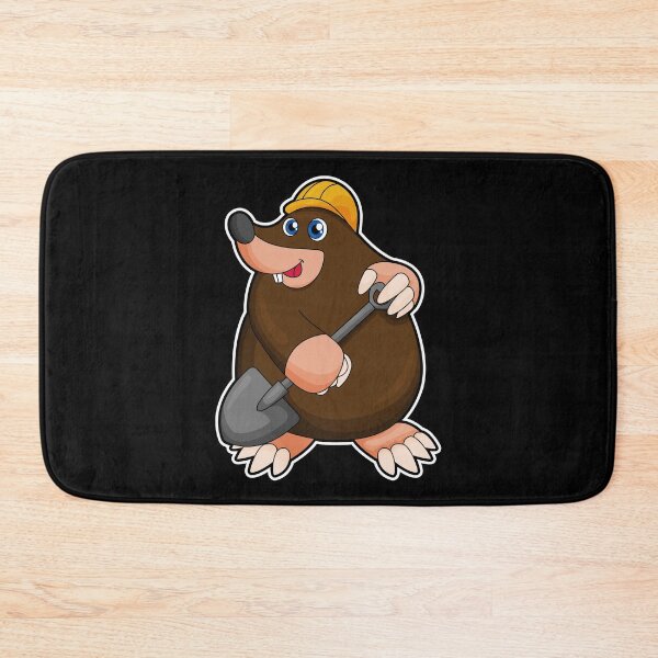 Item preview, Mole with Shovel & Hard hat designed and sold by Snabdesign84.
