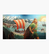 Maelstrom Mural - Viking Photographic Print