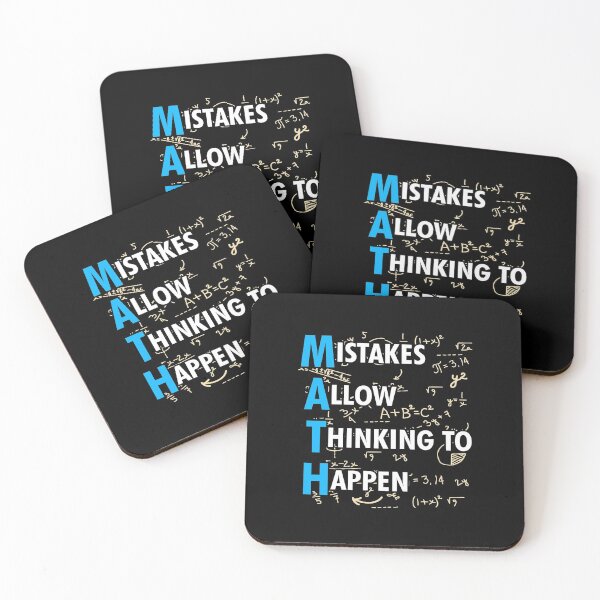 Item preview, Math Mistakes Allow Thinking To Happen Funny Math Gift designed and sold by errettt.