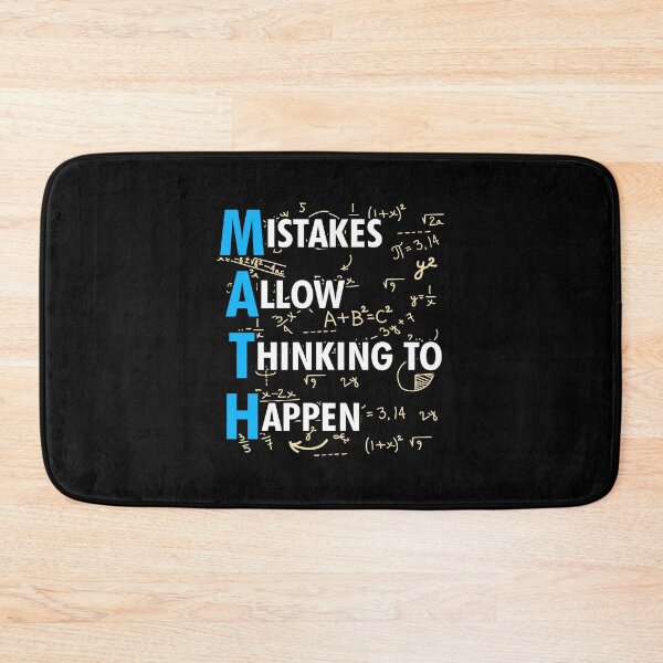 Item preview, Math Mistakes Allow Thinking To Happen Funny Math Gift designed and sold by errettt.