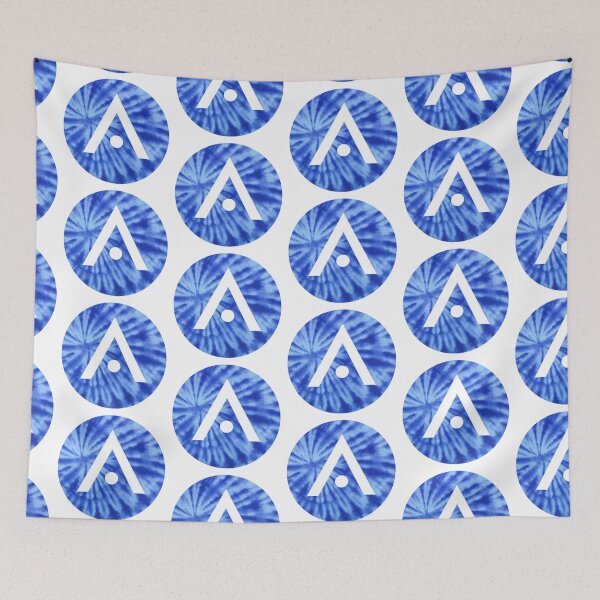 Item preview, Blue Tie Dye Aveda Logo designed and sold by Dalaura.