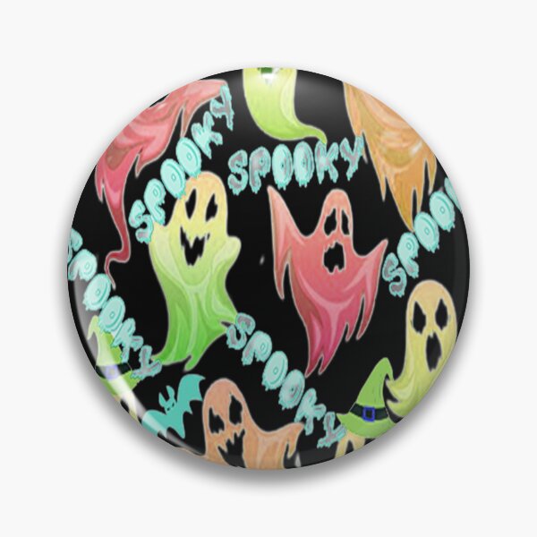 Item preview, Spooky Halloween Ghosts Spooky Halloween kawaii fun design, nr 6, Vintage Halloween, Kawaii Carved Pumpkin Vibes,Witches Brew And All Things Halloween designed and sold by Adri Barnard.