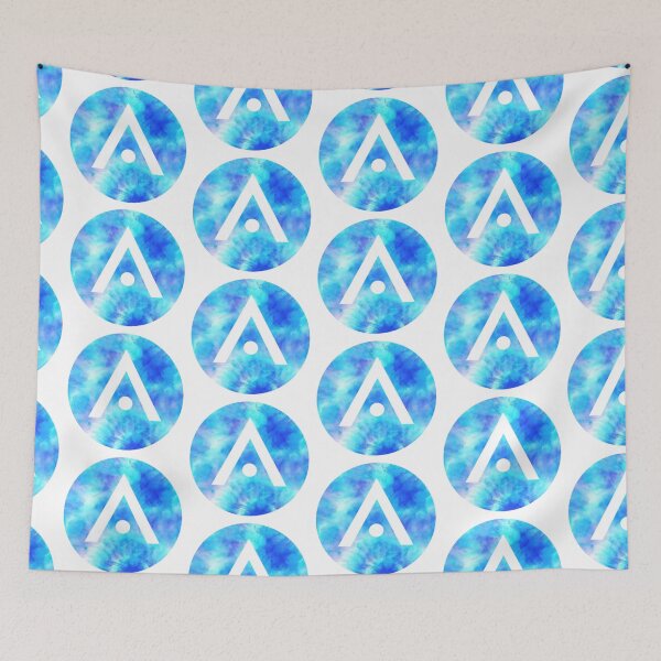 Item preview, Light Blue Tie Dye Aveda Logo designed and sold by Dalaura.