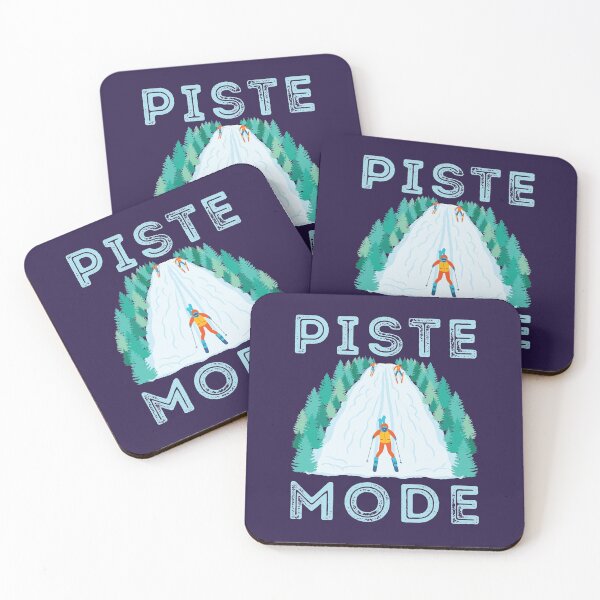 Item preview, Piste Mode Funny Skiing Downhill Skier designed and sold by jaygo.