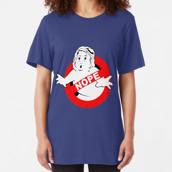 Hilary Buster - NOPE Slim Fit T-Shirt