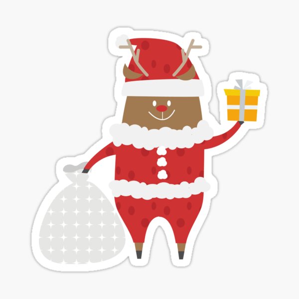 Rudolph the red nosed reindeer Sticker