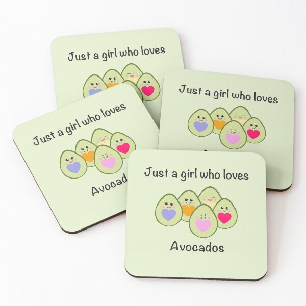 Item preview, Just a girl who loves rainbow avocados designed and sold by QuirkyCraftz.