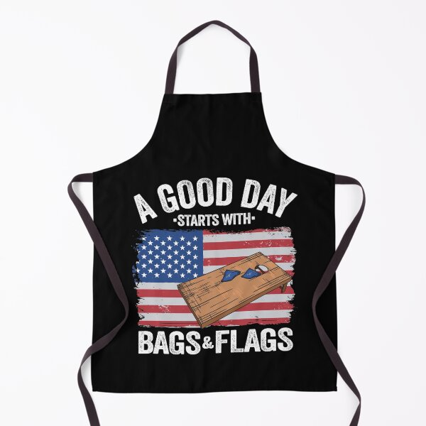 Item preview, A Good Day Starts With Bags & Flags American Flag Cornhole designed and sold by Stronzi.