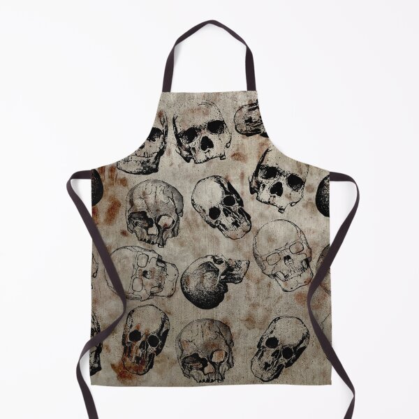 Item preview, Distressed Halloween Vintage Skulls Pattern designed and sold by idovedesign.