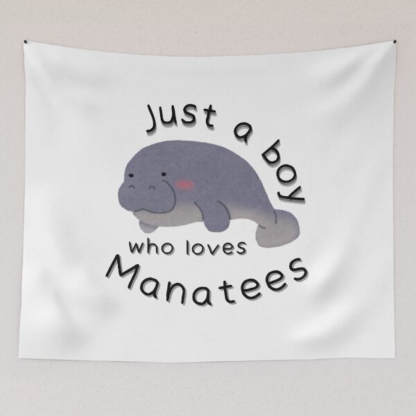 Item preview, Just a boy who loves Manatees. Save the Manatees designed and sold by monodesigns.