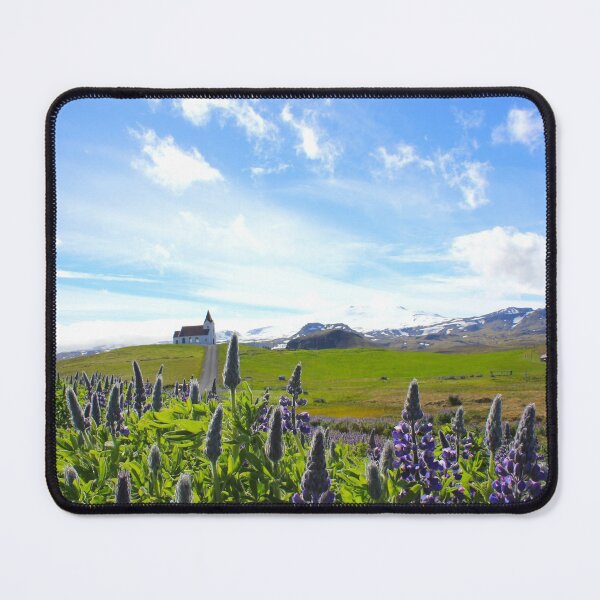 Item preview, Ingjaldscholskirkja - isolated church - Rif Iceland designed and sold by AHELENE.