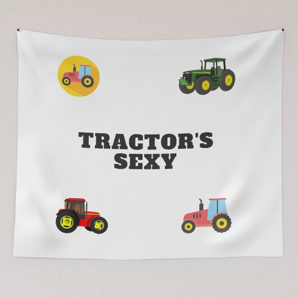 Item preview, She thinks my tractor's sexy design | Funny farmer quotes design | Cool farmer design designed and sold by ExpertSayeed.