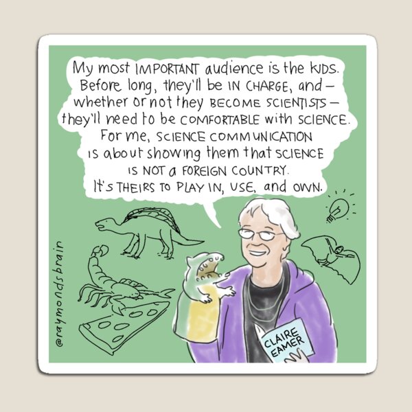 #SciComm100: Claire Eamer Magnet