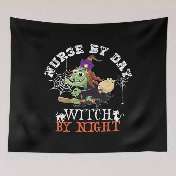 Item preview, Nurse by day witch by night designed and sold by plussorn.