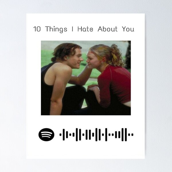 10 Things I Hate About You (1999) Movie Poster for Sale by LovedPosters