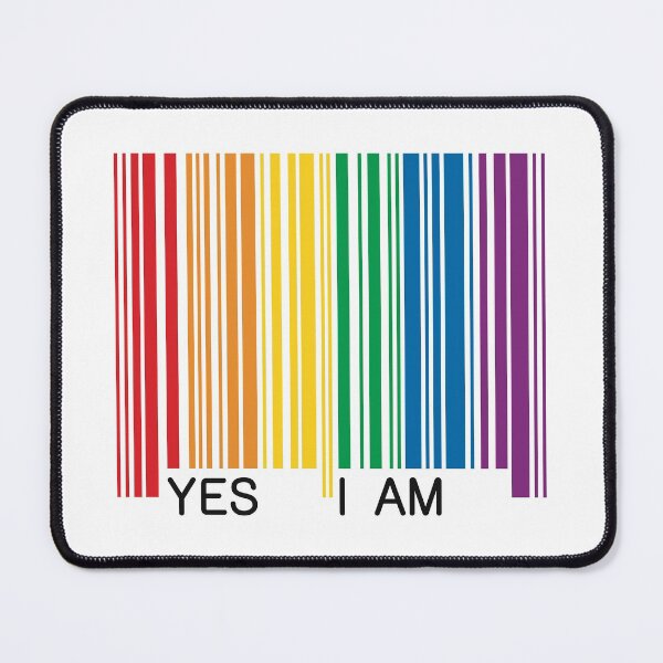 Item preview, LGBTQ Pride Barcode Graphic designed and sold by iscaStudioArt.