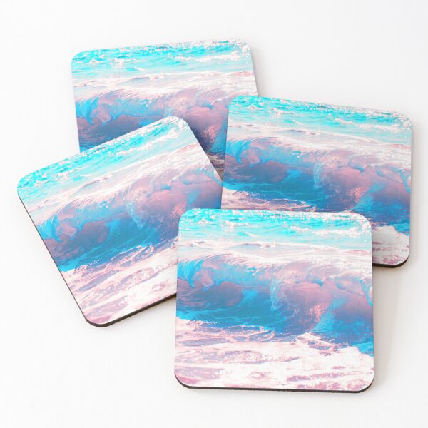 Item preview, Pink and Blue Ocean Waves designed and sold by JulieSouster.