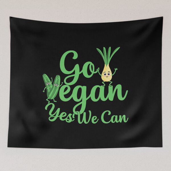 Item preview, Go Vegan Yes We Can designed and sold by plussorn.