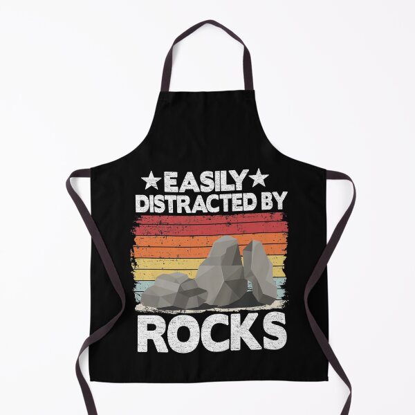 Item preview, Easily Distracted By Rocks Collector Mineral Retro Geologist designed and sold by Stronzi.