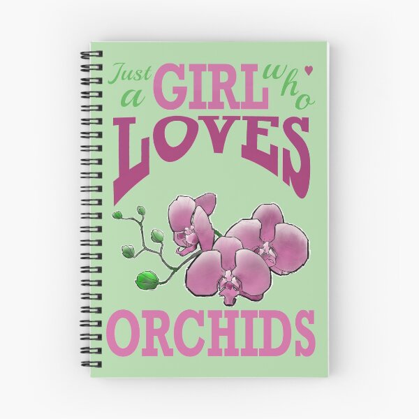 Item preview, Just a girl who loves orchids designed and sold by weilertsen.