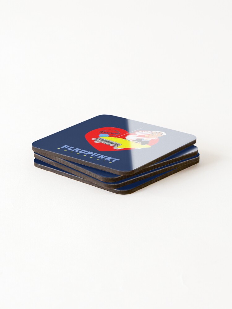 Thumbnail 4 of 5, Coasters (Set of 4), CAR RADIO ADVERT designed and sold by ThrowbackAds.