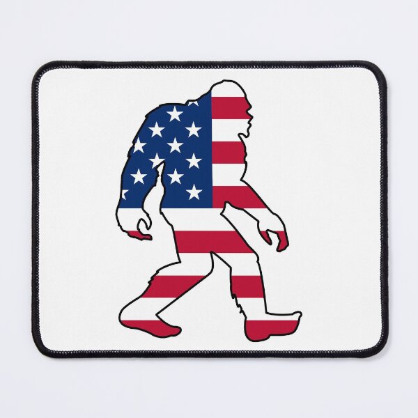 Item preview, Bigfoot USA American Flag designed and sold by designandclouds.