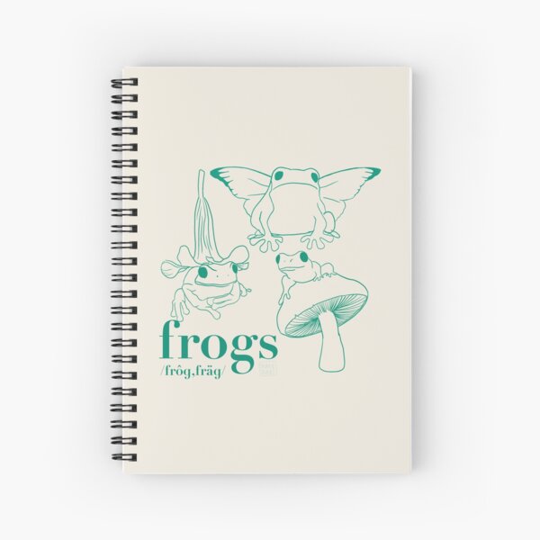 Frogs Spiral Notebook