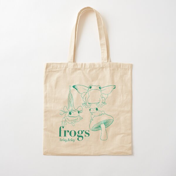 Frogs Cotton Tote Bag