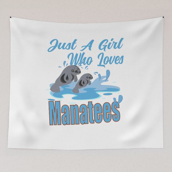 Item preview, Just a Girl Who Loves Manatees designed and sold by Camelstop.