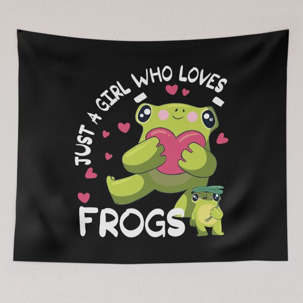 Item preview, Just a girl who loves frogs designed and sold by plussorn.